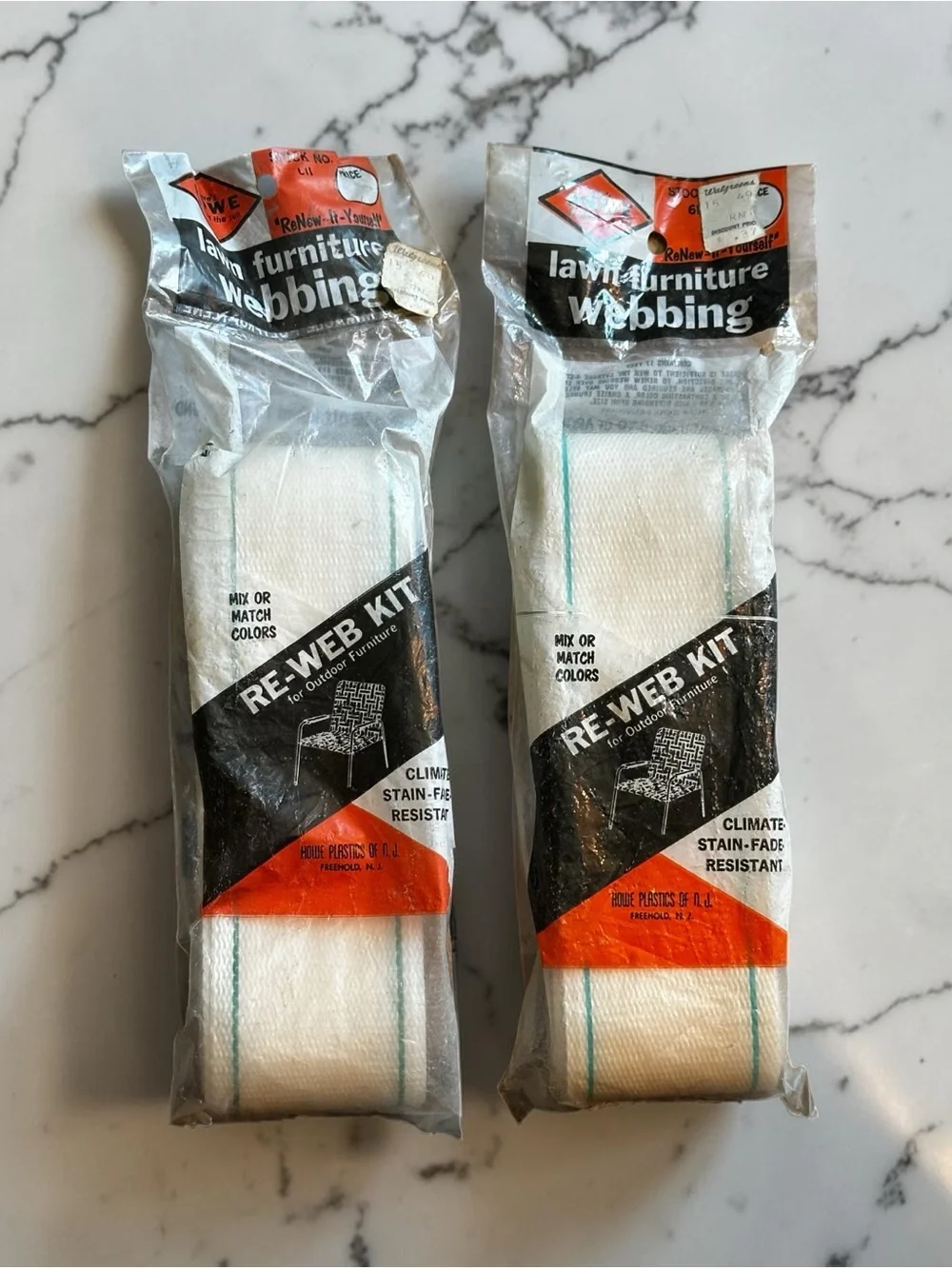Huge Lot Re-Webbing Kits Vintage NOS Lawn Chair Strap Replacements Various Sets